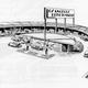 Image for article titled This Automated Drive-In Market Was Pretty Retro, Even For 1956